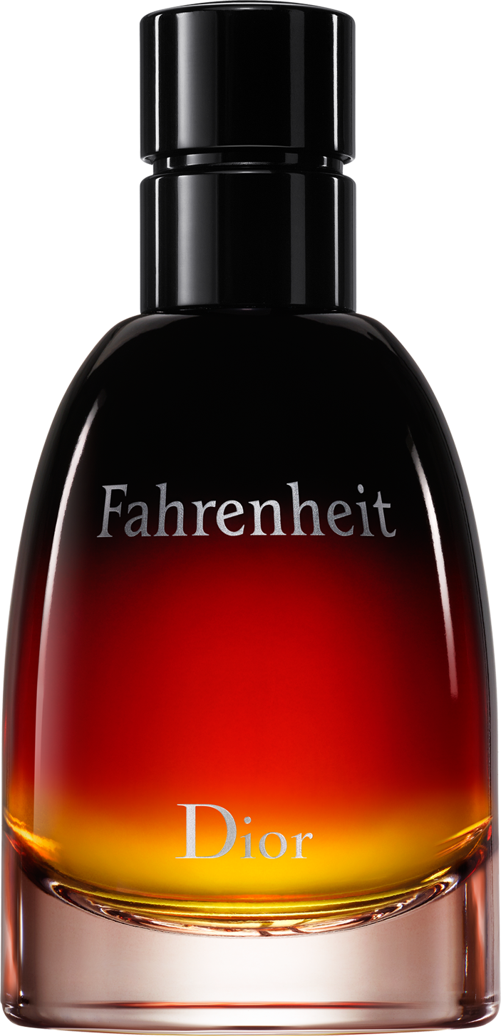 Flacon Dior Fahrenheit original sur fond blanc